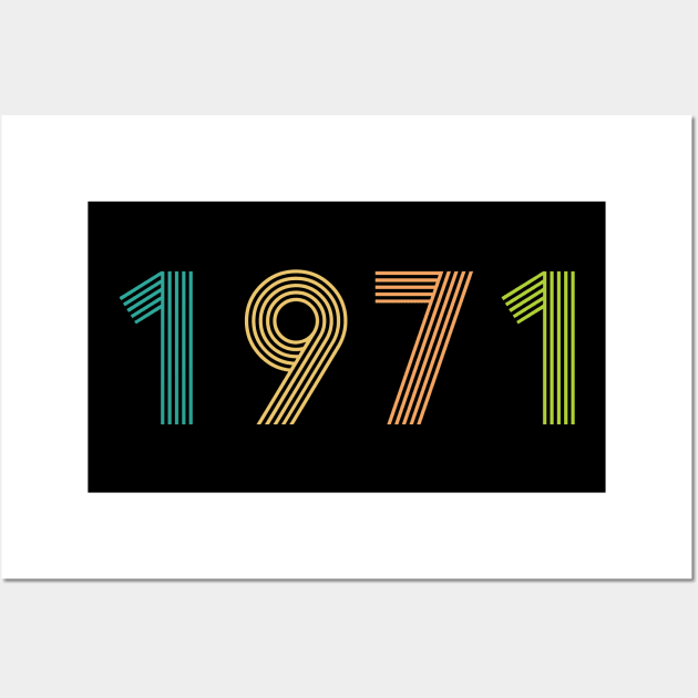 Best Vintage 1971, Original born in 1971 Wall Art by Sabahmd